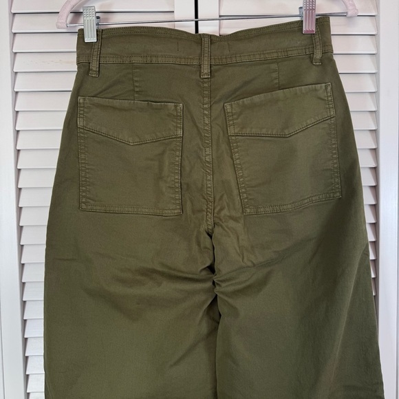 JOE’S Premium Cargo Wide Leg High Rise Pant in Burnt Olive Size 26 - Picture 6 of 9